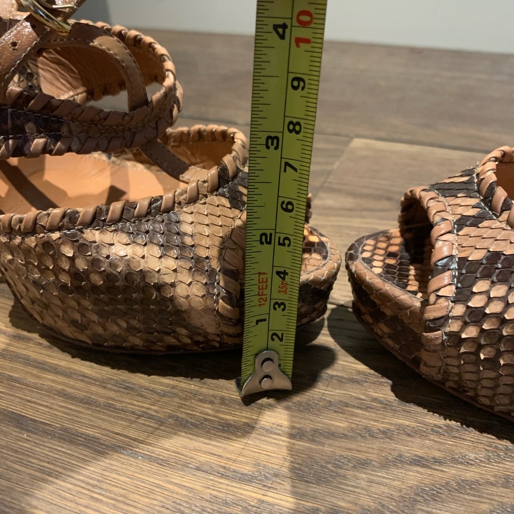 Authentic Bally Python Strappy Heels - image 4